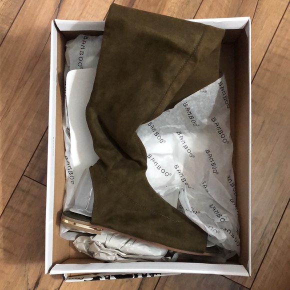 Bamboo over-the-knee Boots, NIB ($3 is lowest cost allowed by Posh) - Picture 4 of 4